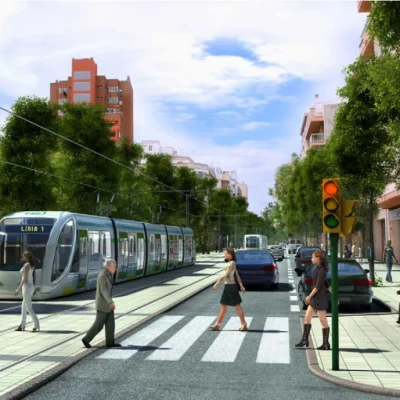 Environmental impact study of the first tram of phase 1 of the Badia de Palma tram